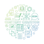 content creation vector round colored linear removebg preview