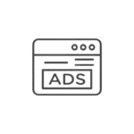 ad icon set social media ppc paid advertising vector symbol digital display search ads campaign sign black filled 338255252 removebg preview