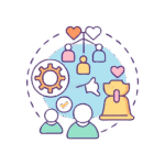 creative vector icon illustrating engaging community engagement strategies engaging community engagement strategy icon 352797251 removebg preview (1)