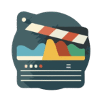 pngtree the videomaker app has several colorful movie reel icons vector png image 6938860 removebg preview